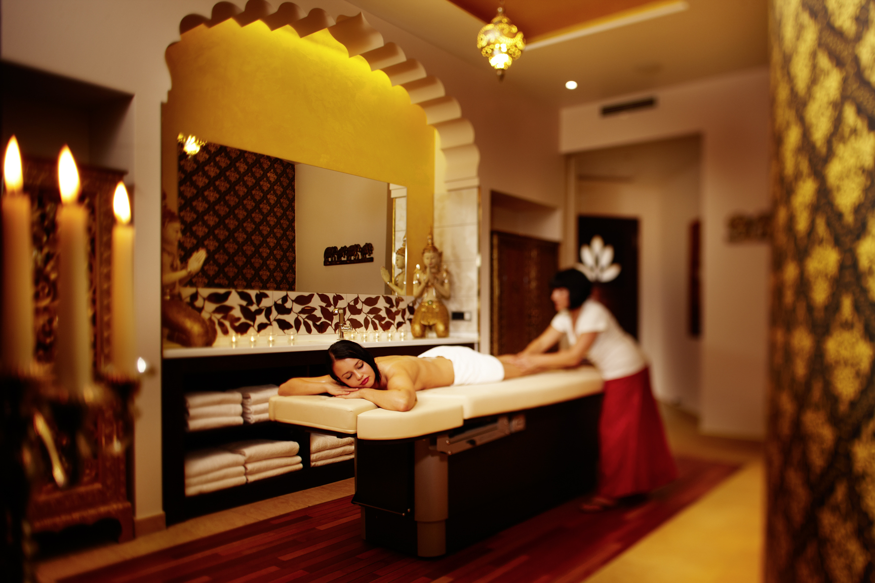 Indien Mumbai Massage Beine